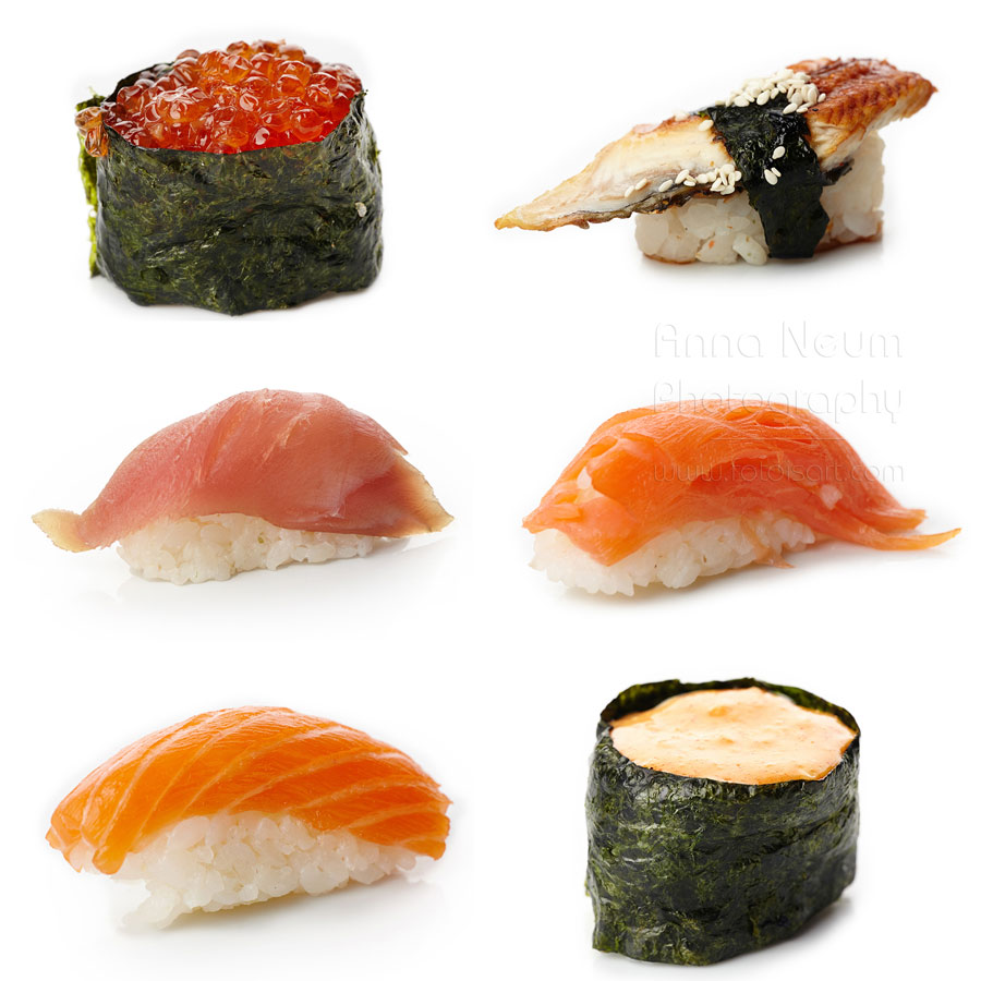 Sushi photography
